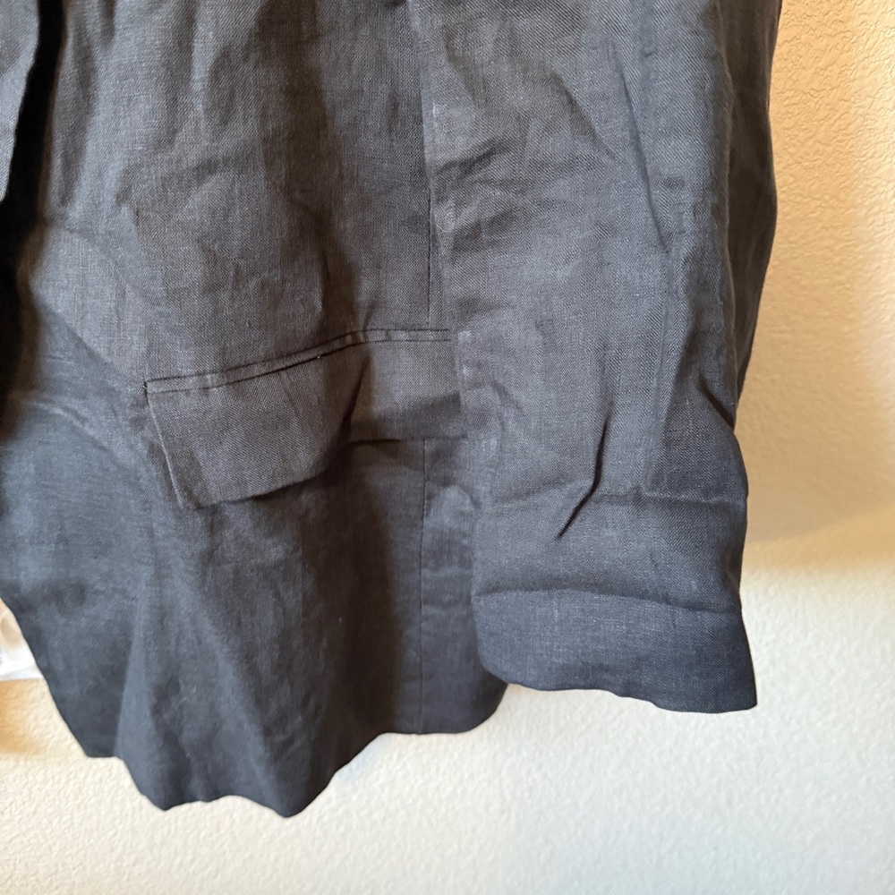 Zara Charcoal‎ Gray Linen Blazer Sz XL 7979/500 - Picture 9 of 9